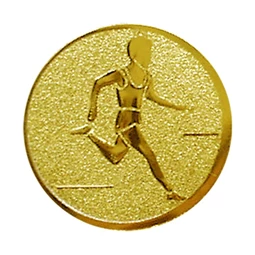 Sport érembetét 25mm atlétika futó férfi arany