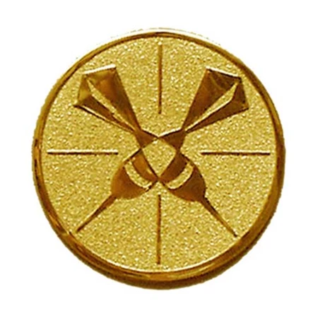 Sport érembetét 25mm darts arany