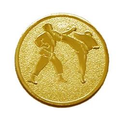 Sport érembetét 25mm karate 1 arany