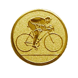 Sport érembetét 25mm kerékpár országúti arany