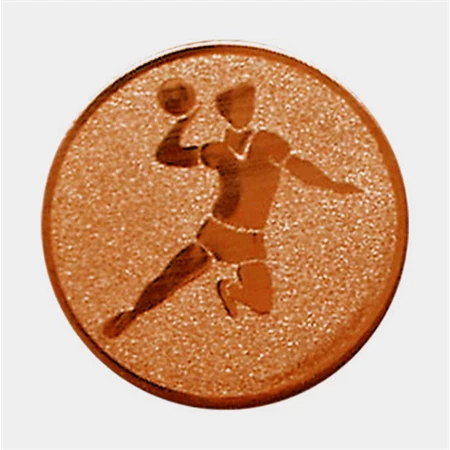 Sport érembetét 25mm kézilabda férfi bronz