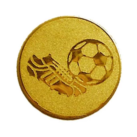 Sport érembetét 25mm labdarúgás labda cipő arany