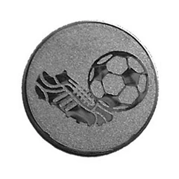 Sport érembetét 25mm labdarúgás labda cipő ezüst