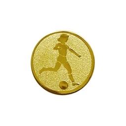 Sport érembetét 25mm labdarúgás női arany