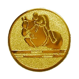 Sport érembetét 25mm ló díjugrató arany