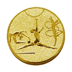Sport érembetét 25mm ritmikus gimnasztika arany