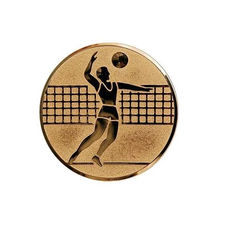 Sport érembetét 25mm röplabda férfi bronz