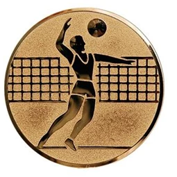 Sport érembetét 25mm röplabda férfi bronz