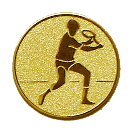 Sport érembetét 25mm tenisz férfi arany