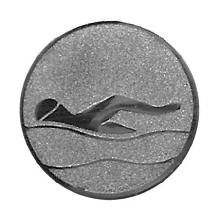 Sport érembetét 25mm úszás ezüst
