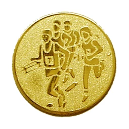 Sport érembetét 50mm atlétika utcai futás arany