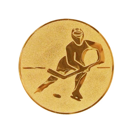 Sport érembetét 50mm jégkorong arany