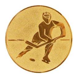 Sport érembetét 50mm jégkorong arany