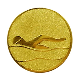 Sport érembetét 50mm úszás arany