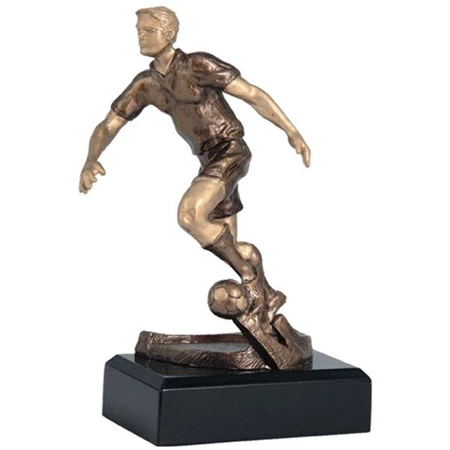 Sport figura resin TRF-1321 labdarúgás 19cm magas