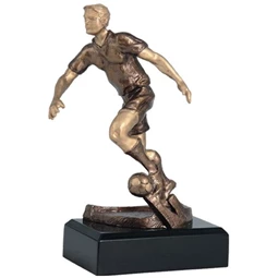 Sport figura resin TRF-1321 labdarúgás 19cm magas