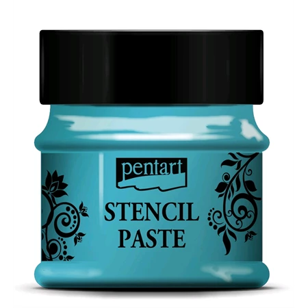 Stencilező paszta 50ml gyöngyház türkiz PENTART