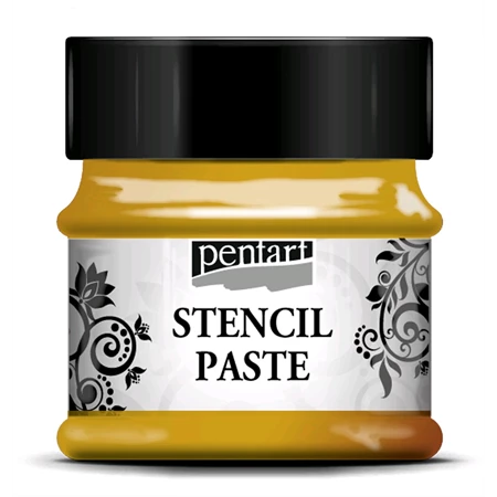 Stencilező paszta 50ml metál arany PENTART