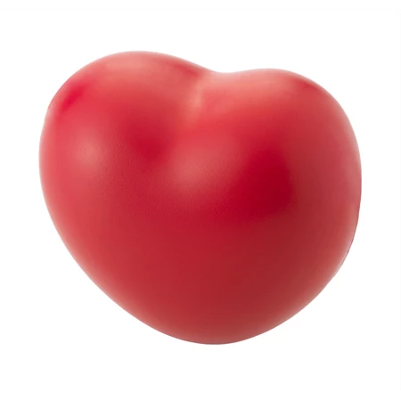 Stresszlevezető szív forma 6,5×5×7cm piros