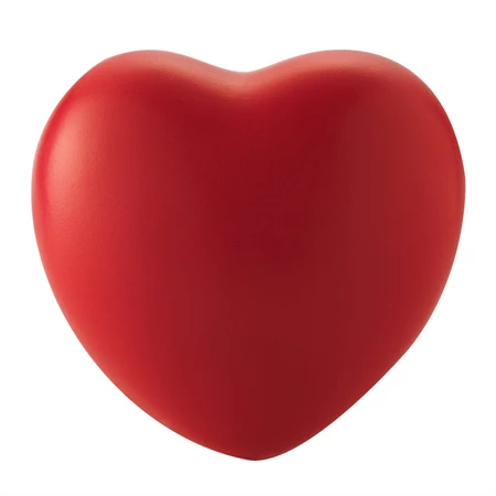 Stresszlevezető szív forma 6,5×5×7cm piros