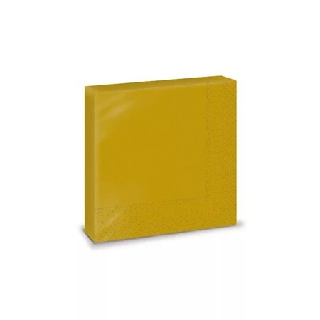 Szalvéta, 1/4 hajtogatott, 33x33 cm, FATO Smart Table, arany 50db/csomag