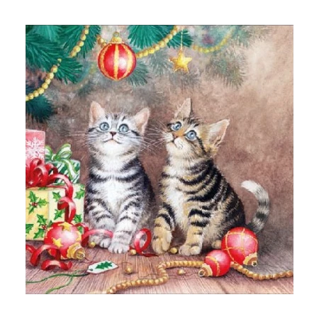 Szalvéta 1db 25x25cm Magic of Christmas, Karácsony varázsa