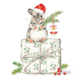 Szalvéta 1db 33x33cm Christmas Fridolin