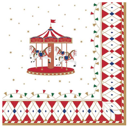 Szalvéta 1db 33x33cm Christmas Wonderland