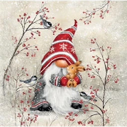 Szalvéta 25x25cm 20db/csomag Dwarf hug, Törpe ölelés