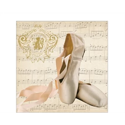 Szalvéta 25x25cm 20db/csomag Concerto Ballet, Balett koncert