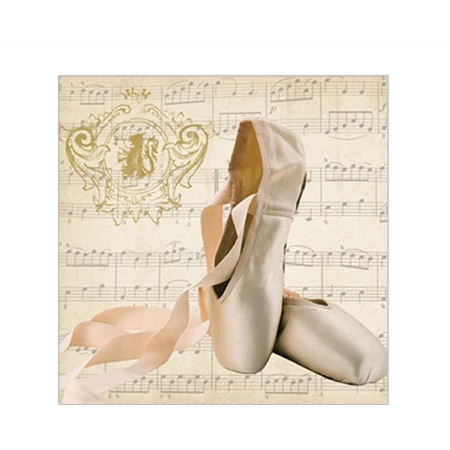 Szalvéta 25x25cm 20db/csomag Concerto Ballet, Balett koncert