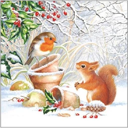 Szalvéta 33x33cm 20db/csomag Winter Picture, Téli kép