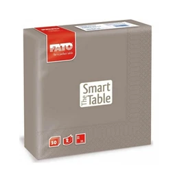 Szalvéta 33x33cm 50db/csomag 2 rétegű Fato Smart Table galambszürke 82623600