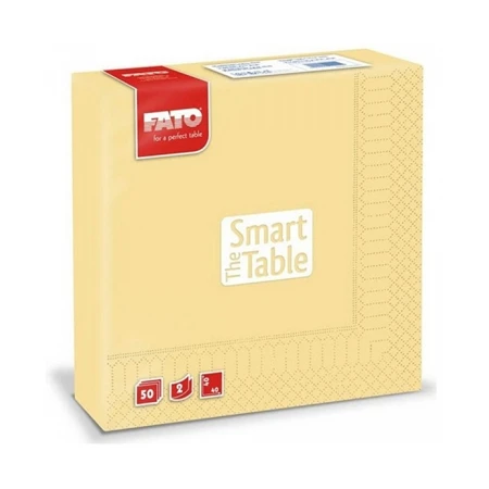 Szalvéta 33x33cm 50db/csomag 2 rétegű Fato Smart Table pezsgő 82621100