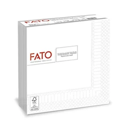 Szalvéta 33x33cm 50db/csomag 2 rétegű Fato Smart fehér 82625002
