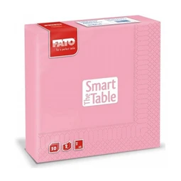Szalvéta 33x33cm 50db/csomag 2 rétegű Fato Smart rózsaszín 82621500