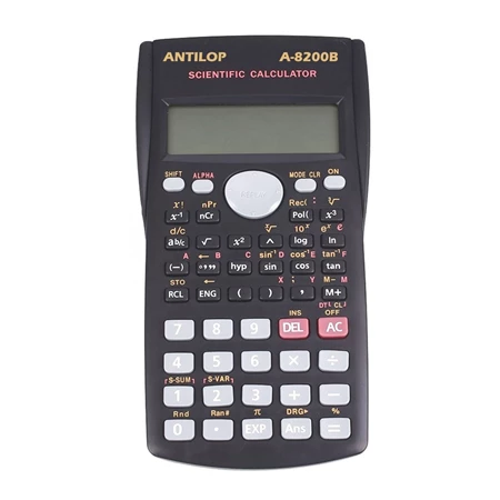 Számológép ANTILOP tudományos 240 funkció, fekete
