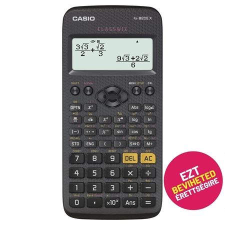 Számológép CASIO FX-82CE X tudományos, 379 funkció