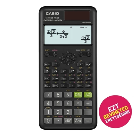 Számológép CASIO FX-85ES Plus 2E, tudományos, 252 funkció