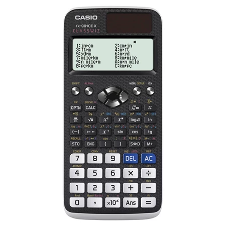 Számológép CASIO FX-991C EX tudományos, 668 funkció, magyar menü