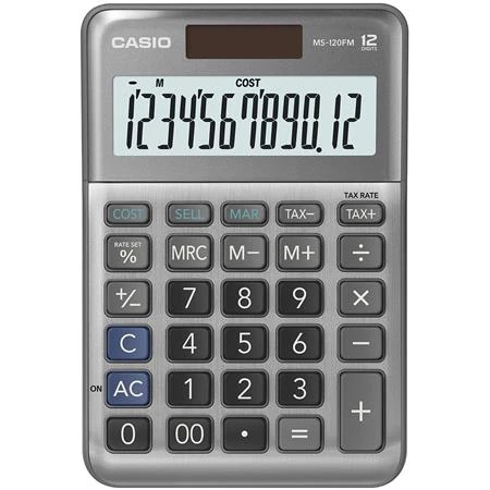 Számológép CASIO MS-120 FM asztali  12 számjegy