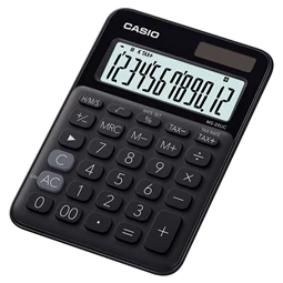 Számológép CASIO MS-20UC asztali, 12 számjegyű fekete