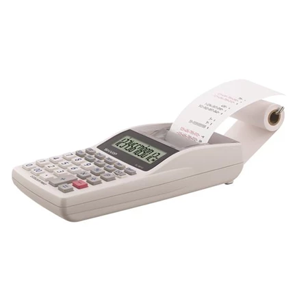 Számológép SHARP EL-1611V szalagos, 12 számjegy, 2 színű nyomtató,