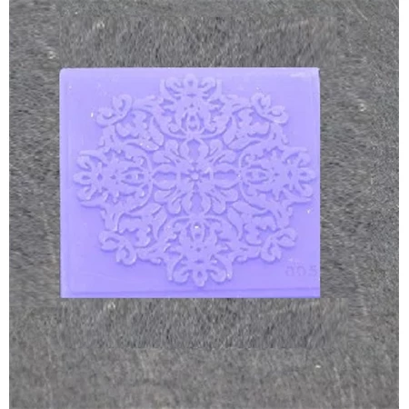 Szilikon öntőforma, mintázó, Virág lap mandala