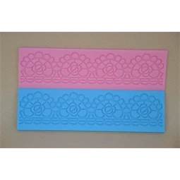 Szilikon öntőforma, mintázó, Csipke 18x5cm