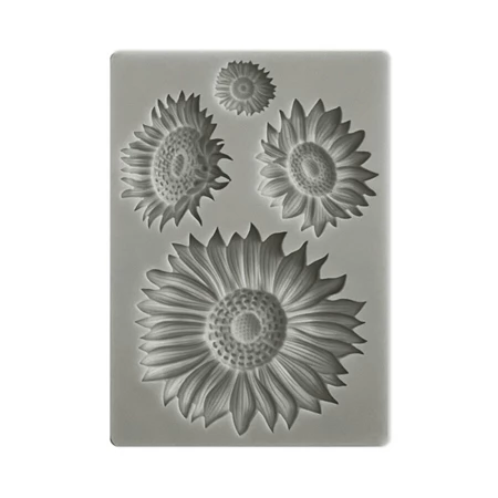 Szilikonos nyomóforma lágy PVC Sunflower Art sunflowers A/6