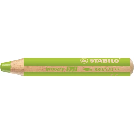 Színes ceruza STABILO Woody világos zöld