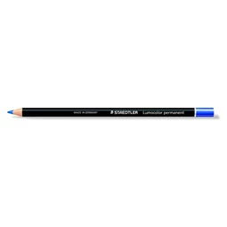 Színes ceruza STAEDTLER Lumocolor henger alakú, mindenre író, vízálló (glasochrom), kék