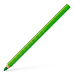 Színes ceruza Faber-Castell Grip 2001 Jumbo almazöld ergonomikus háromszög alakú test, legnagyobb törésállóság