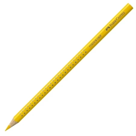 Színes ceruza citromsárga Faber-Castell Grip 2001 ergonomikus háromszög alakú test, legnagyobb törésállóság